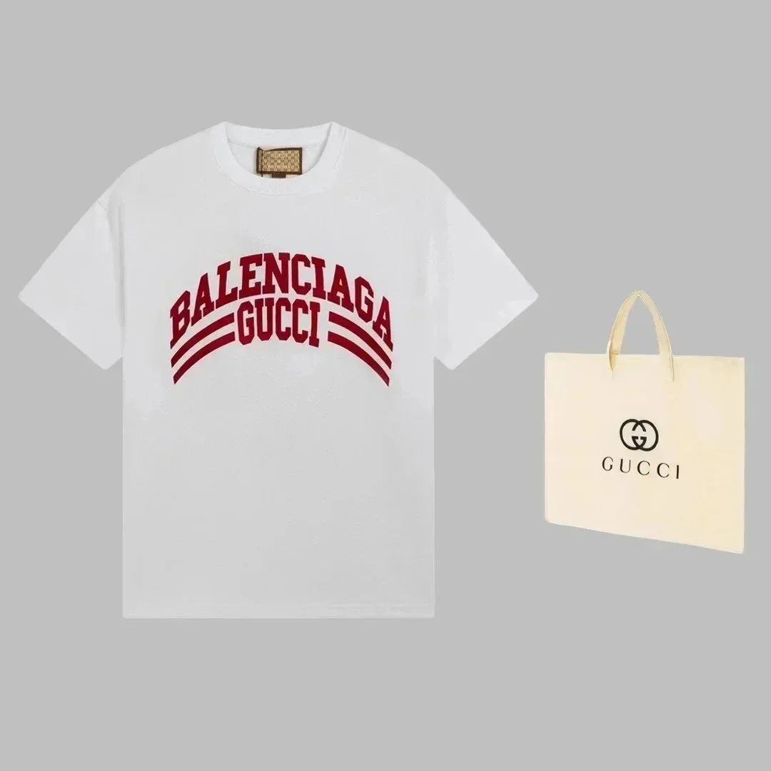Gucci Gucci White Balenciaga Gucci T-Shirt White - 1