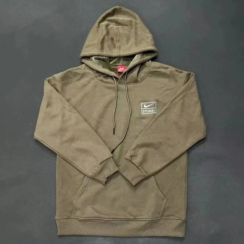 Stussy Stussy Nike Hoodie Olive Green Green - 1