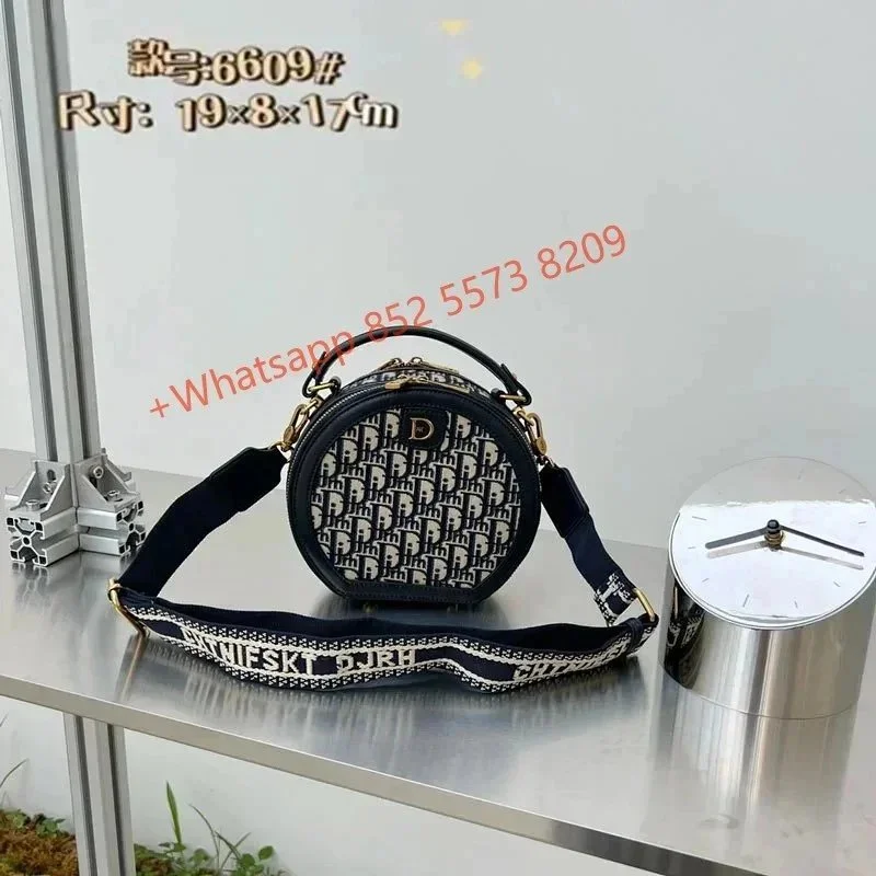 Dior Dior Lady Dior 6609 Beige/Black Crossbody Bag Beige - 1