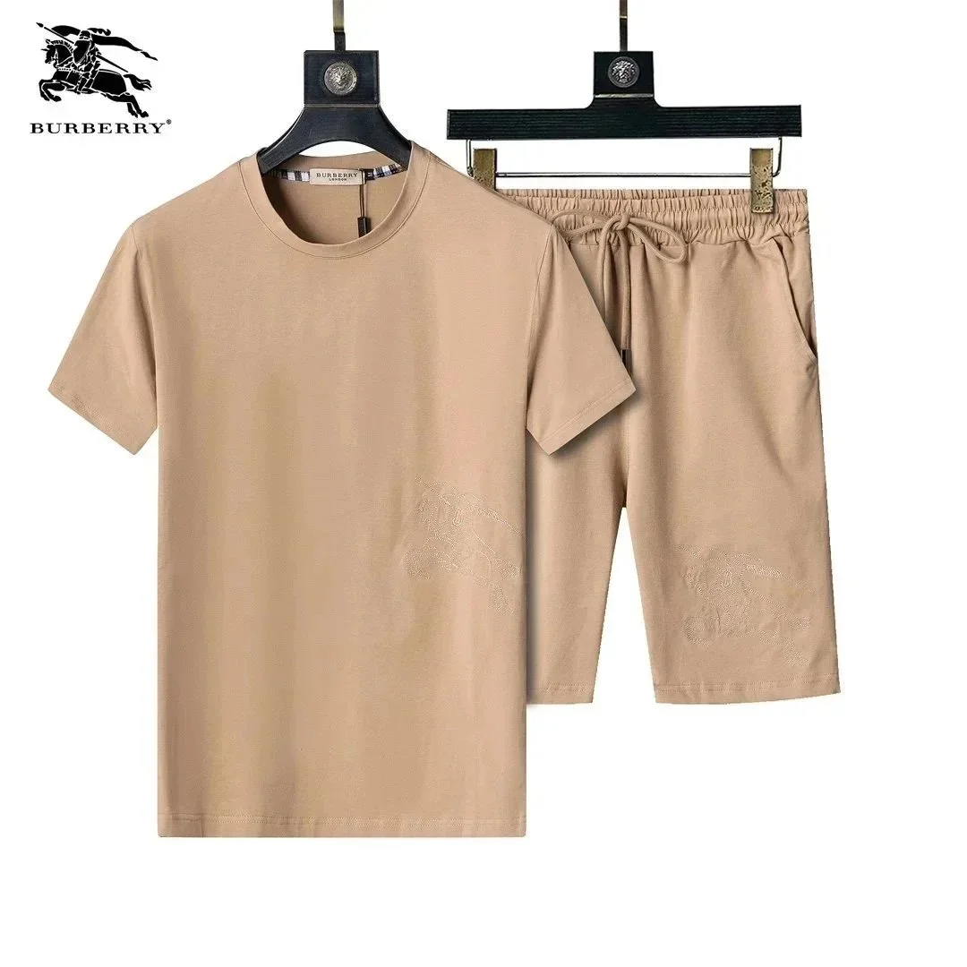Burberry Burberry Beige Co-ord Set T-Shirt & Shorts Beige - 1