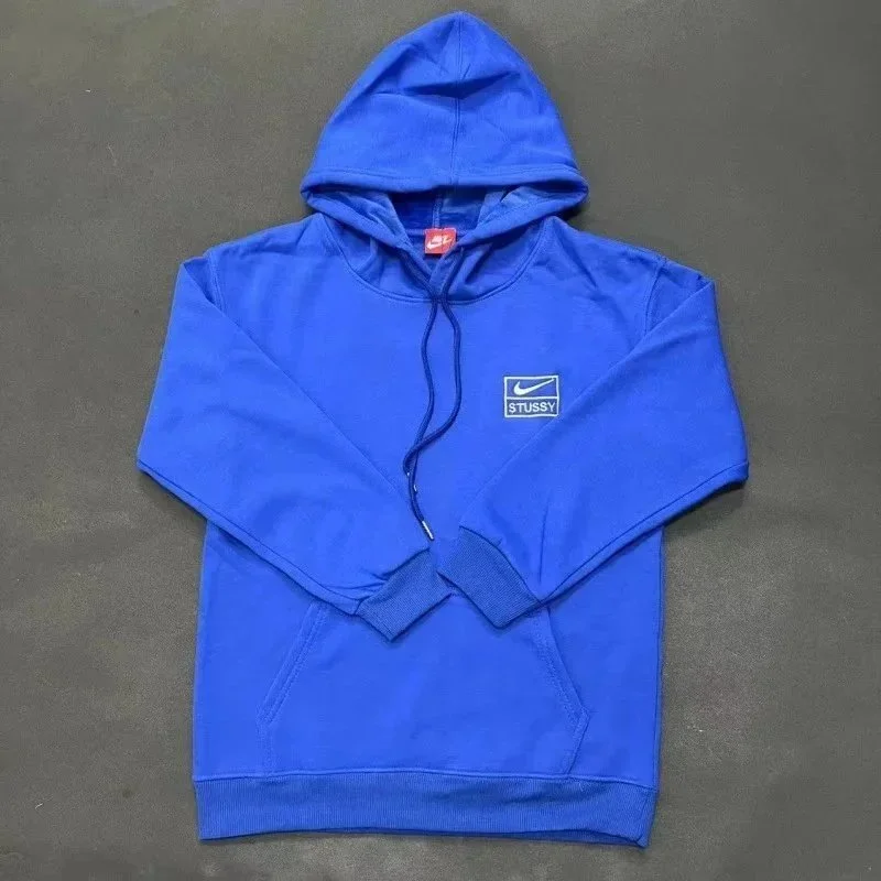 Stussy Stussy x Nike Royal Blue Hoodie Blue - 1