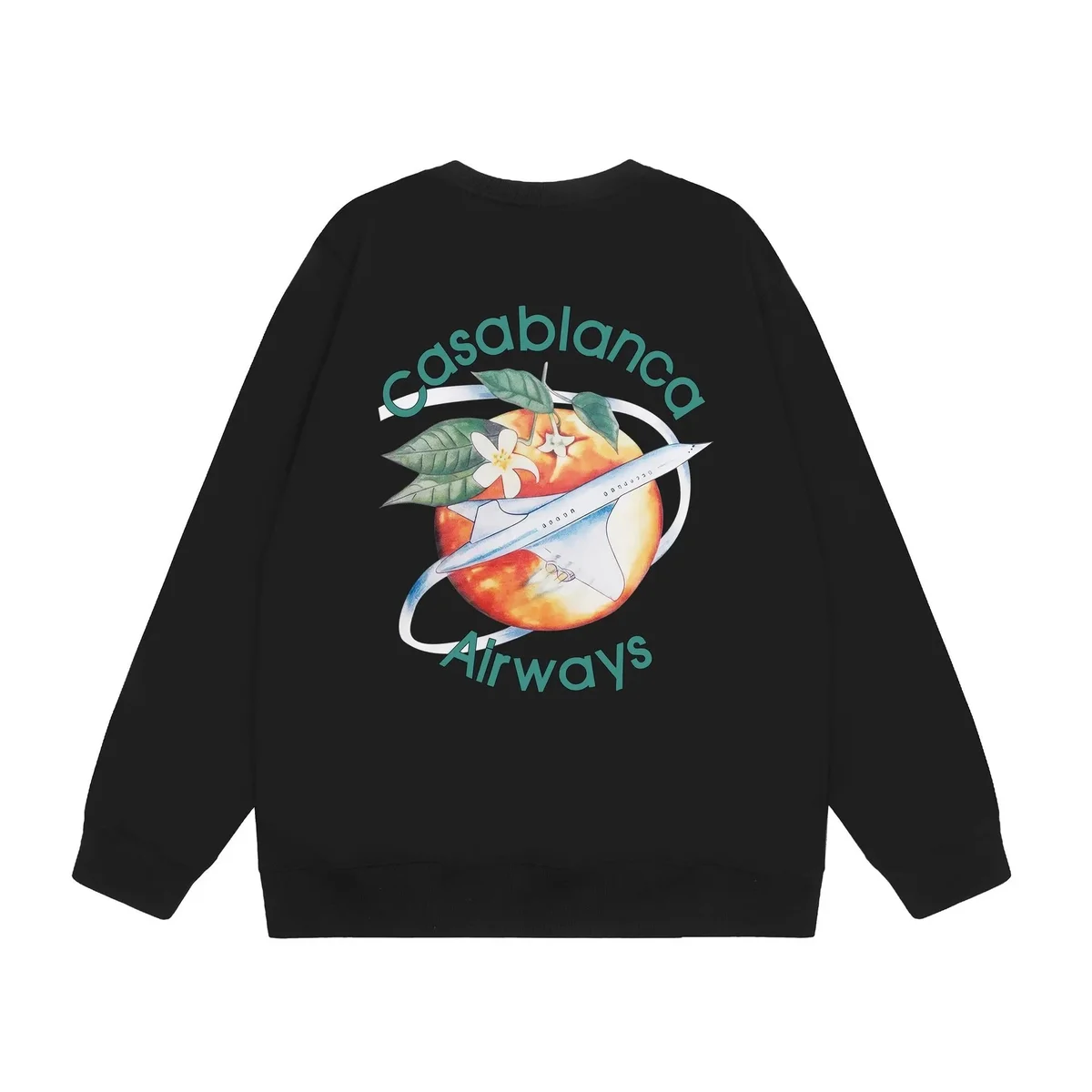 Casablanca Casablanca C054 Black Airways Sweatshirt Black - 1