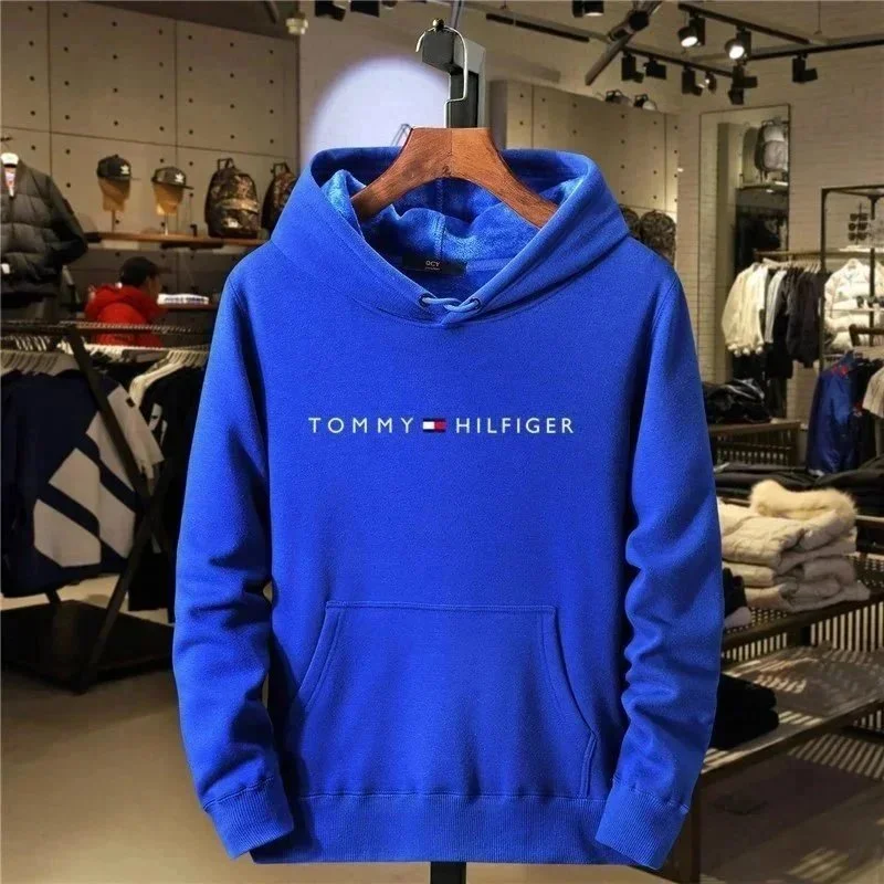 Tommy Hilfiger Tommy Hilfiger Royal Blue Hoodie Blue - 1
