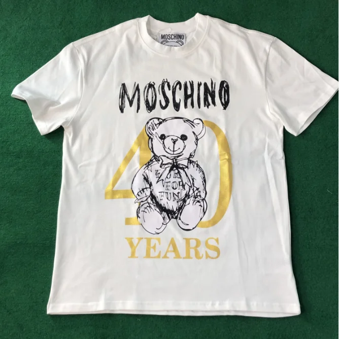 Moschino Moschino 40 Years Bear T-Shirt White White - 1