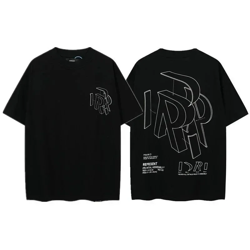 Represent Represent Owners Club Black Graphic T-Shirt Black - 1