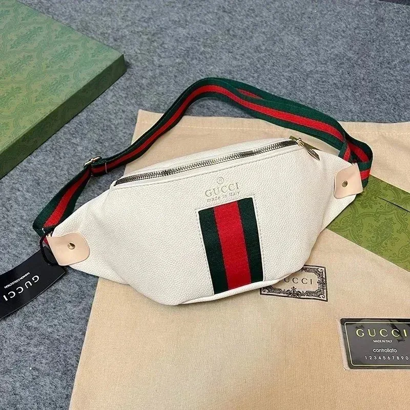 Gucci Gucci GG Marmont White Belt Bag White - 1