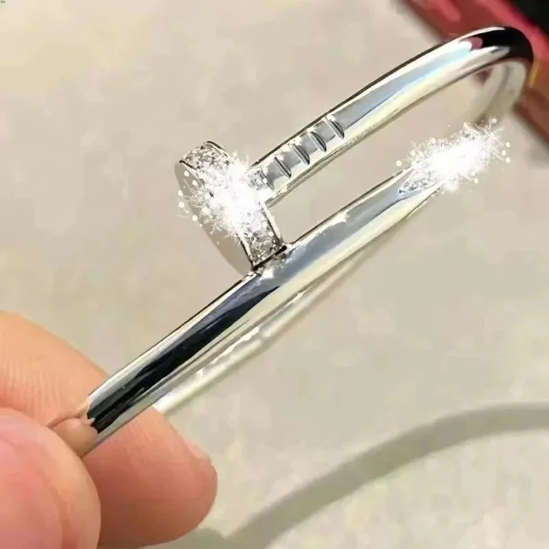 Cartier Cartier Love Collection White Gold Diamond Bracelet Silver - 1