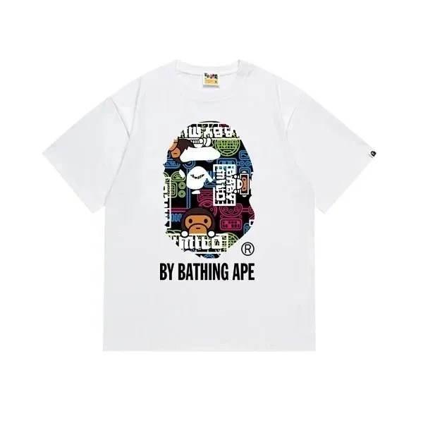 A Bathing Ape A Bathing Ape BAPE STA White Graphic T-Shirt White - 1