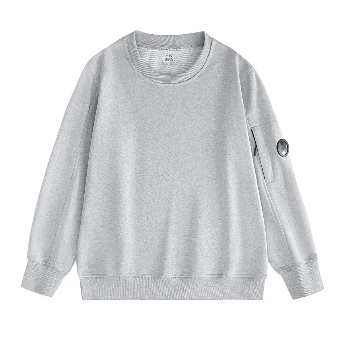 CP Company CP Company Goggle Grey Cotton Hoodie Grey - 1