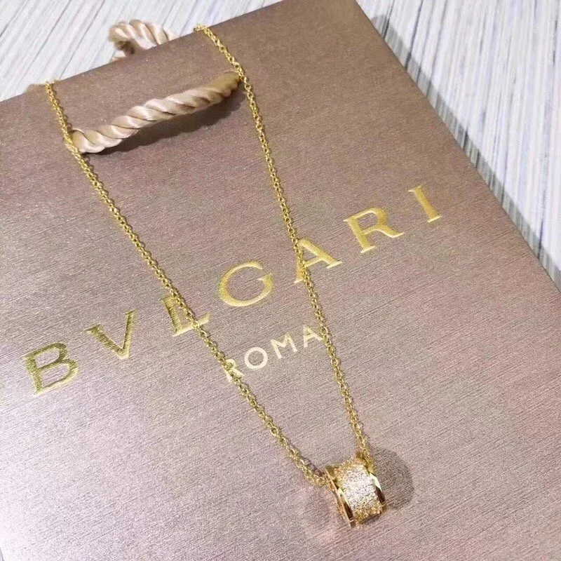 Bvlgari Bvlgari Serpenti Gold Diamond Pendant Necklace Gold - 1