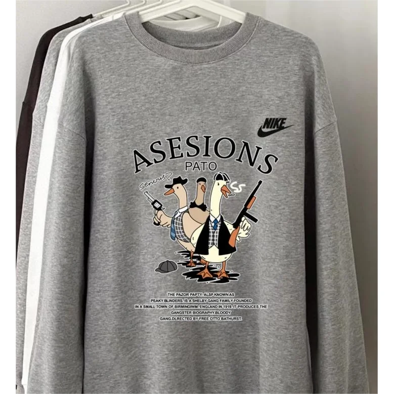 Nike Nike ASESIONS Pato I-4 Heather Grey T-Shirt Grey - 1