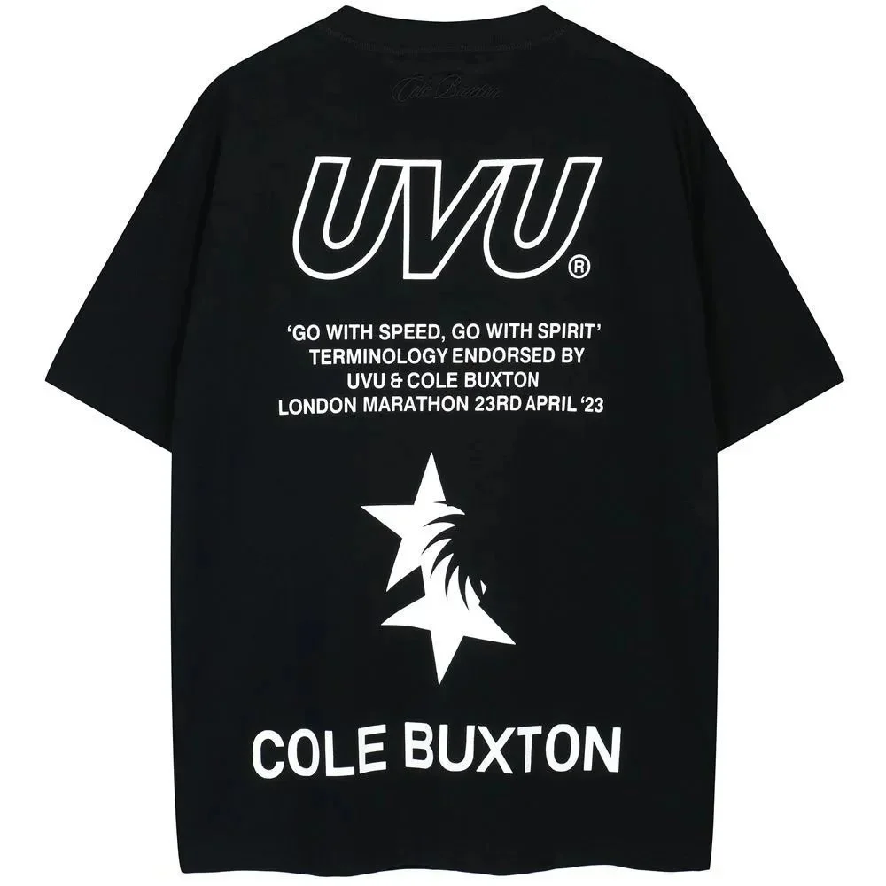 Other UVU x Cole Buxton Black 'Go With Speed' T-Shirt Black - 1