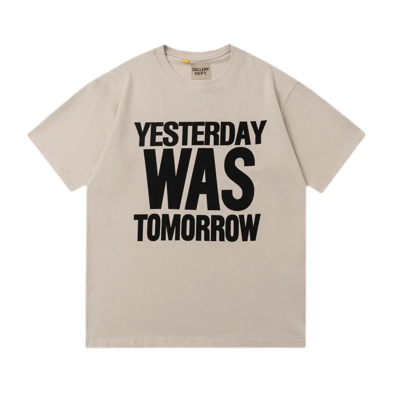 Gallery Dept. Gallery Dept. Yesterday Was Tomorrow Beige T-Shirt Beige - 1