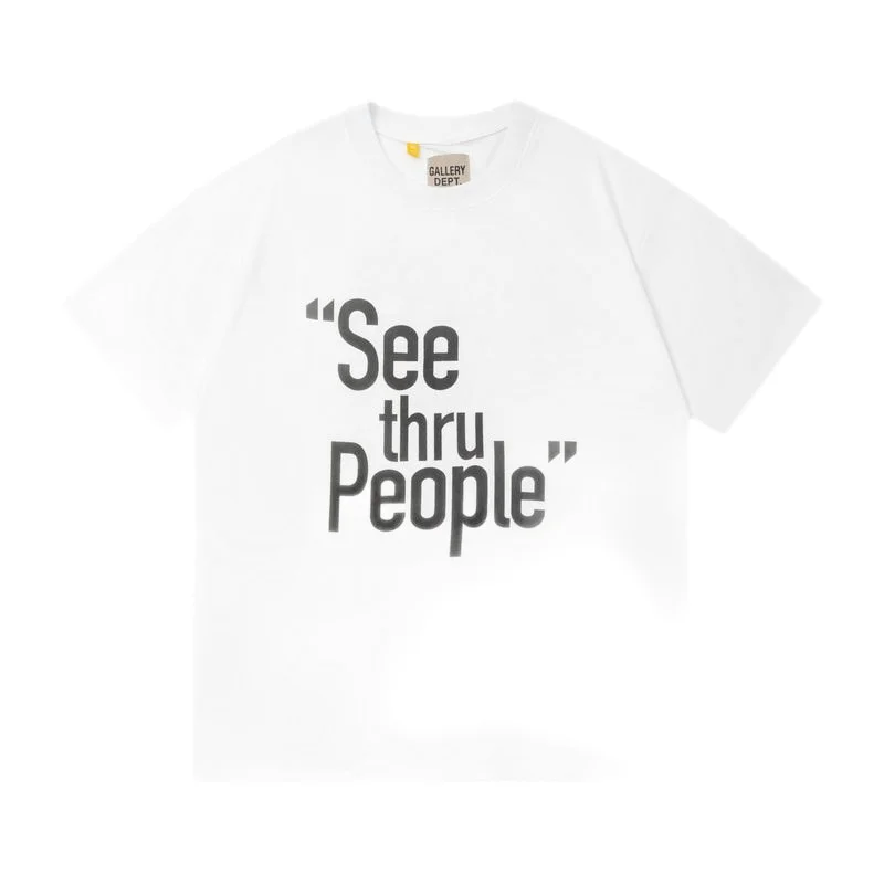 Gallery Dept. Gallery Dept. See Thru People White T-Shirt White - 1