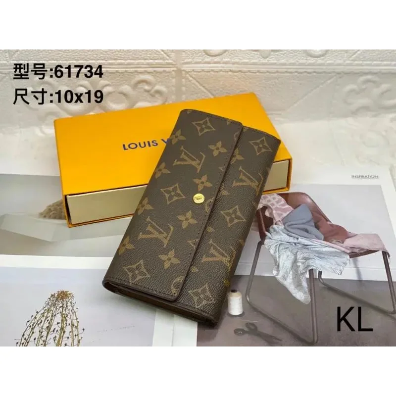 Louis Vuitton Louis Vuitton Monogram Wallet Brown Brown - 1