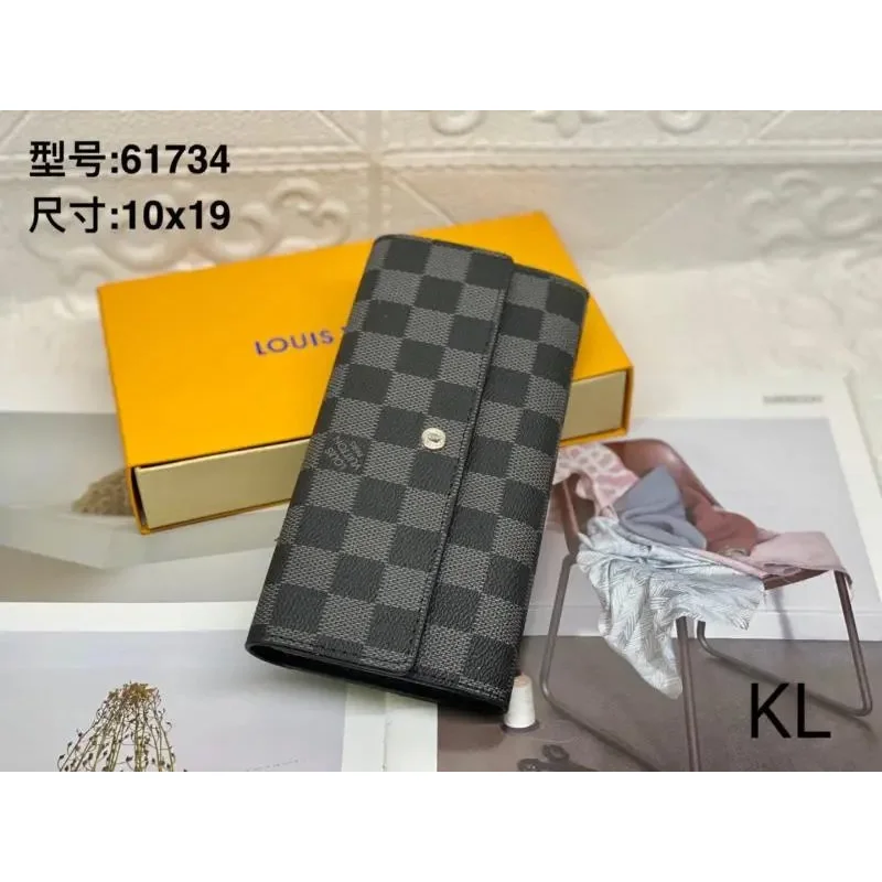 Louis Vuitton Louis Vuitton Damier Monogram Wallet Grey - 1