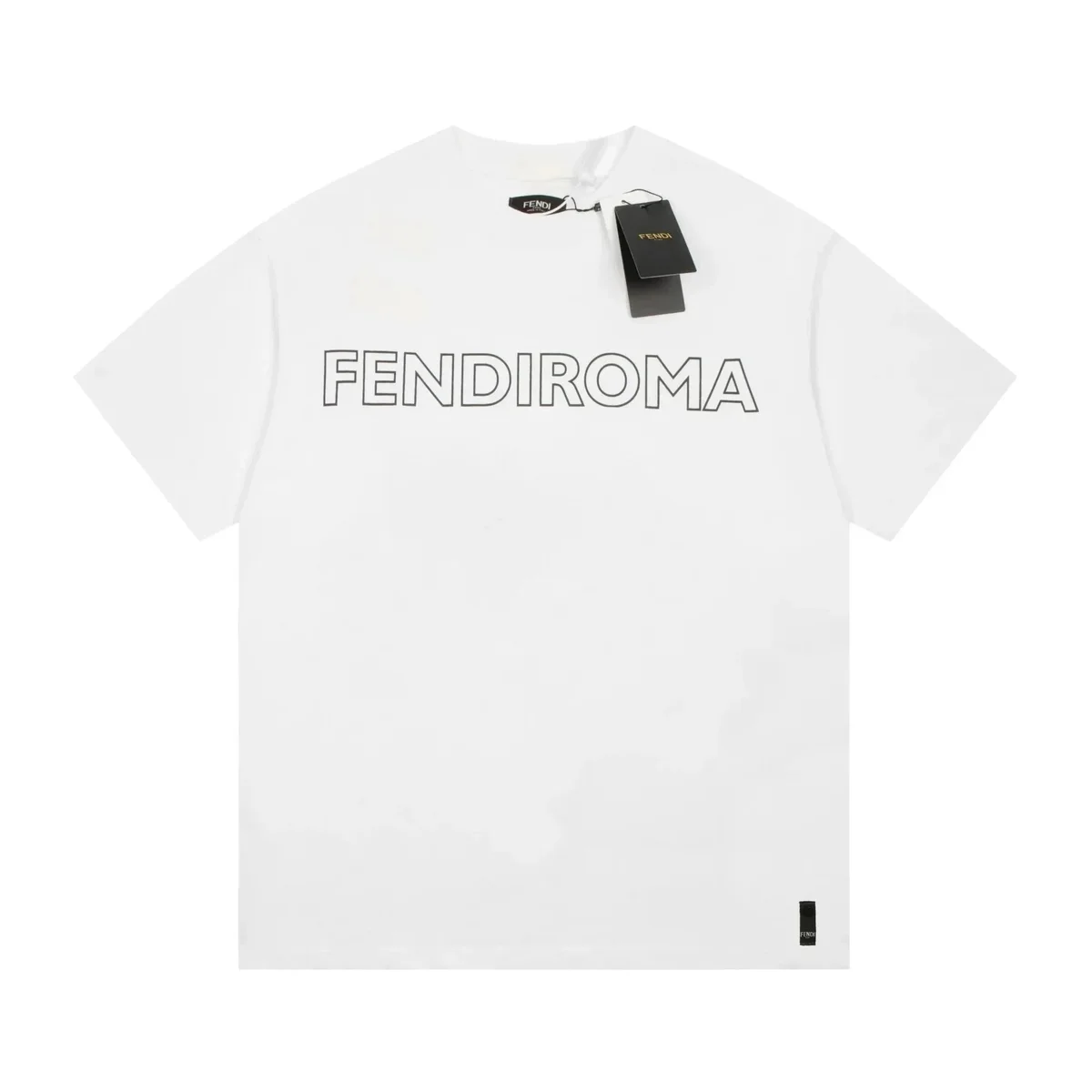 Fendi Fendi FENDIROMA White T-Shirt White - 1