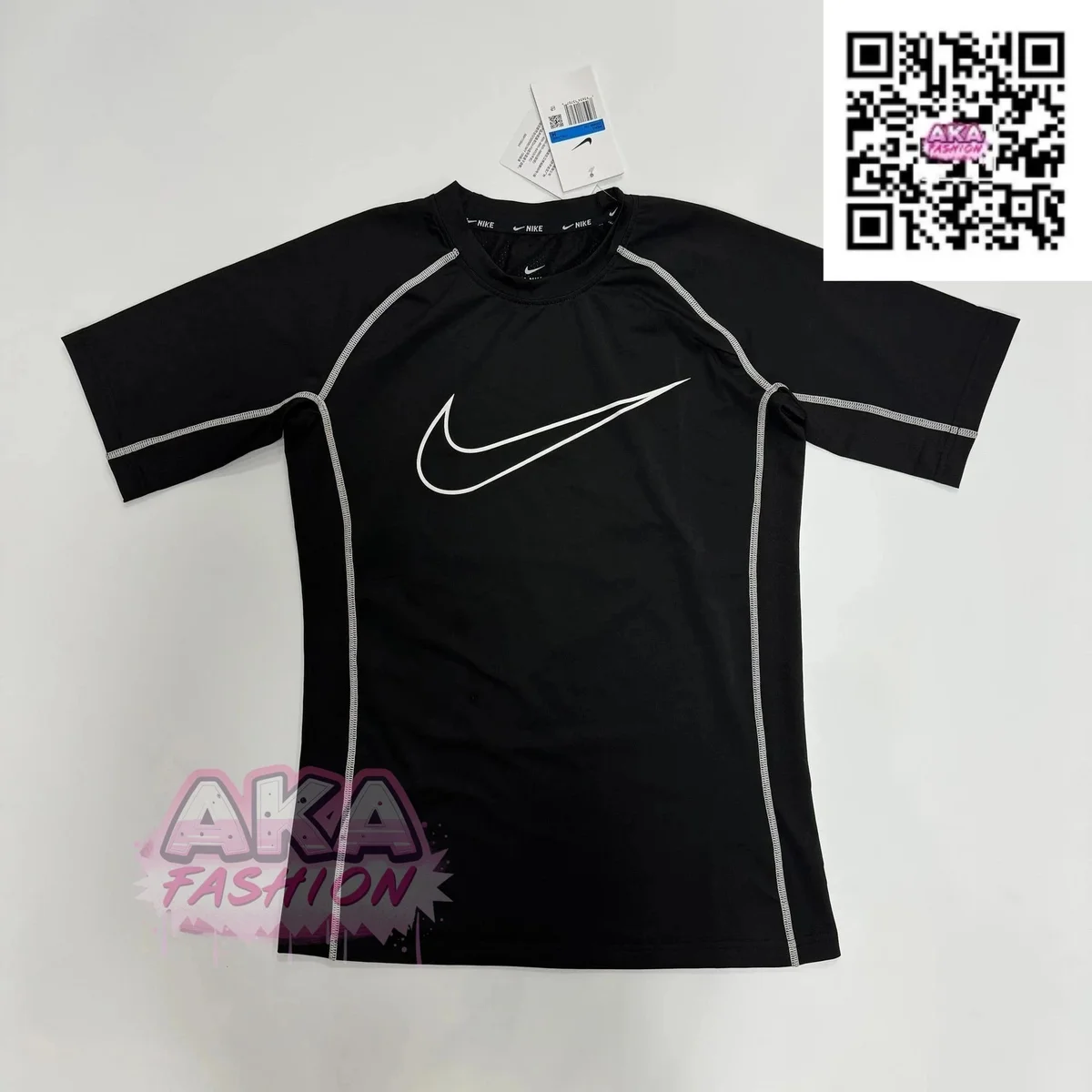 Nike Nike Black Swoosh T-Shirt Black - 1