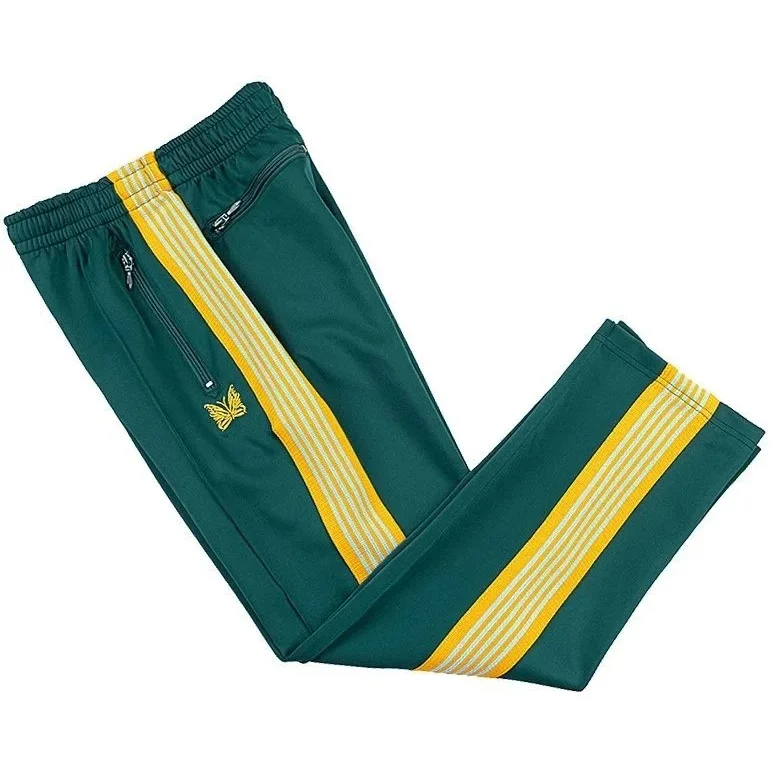 Other Green & Yellow Track Pants with Butterfly Detail Green - 1