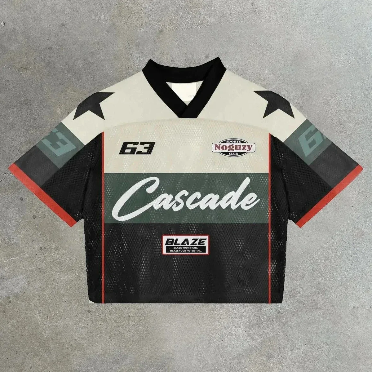 Other Cascade Noguzy Club Jersey 20 Black/White Black - 1