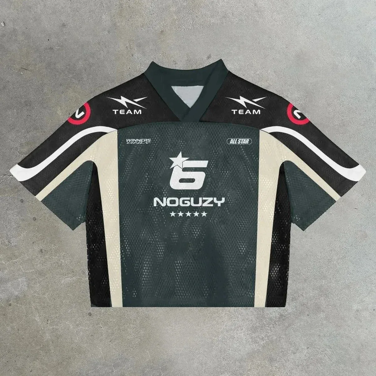 Other Noguzy 6 Black Green Jersey Green - 1