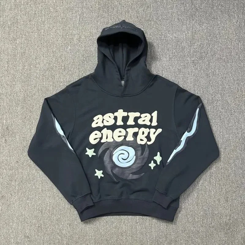 Other Unisex Astral Energy Hoodie Black Black - 1