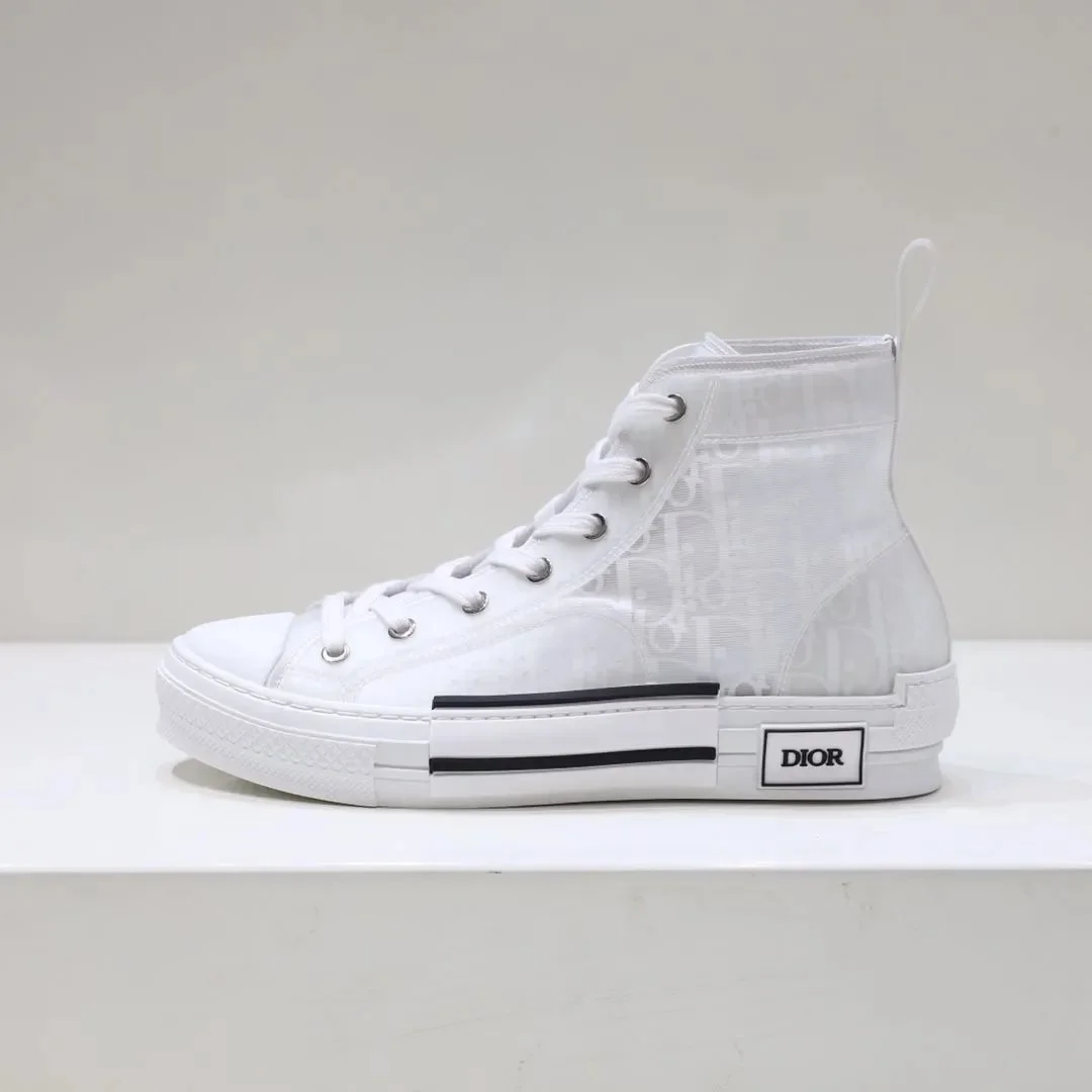 Dior Dior Lady Dior B23 White High Top Sneakers White - 1