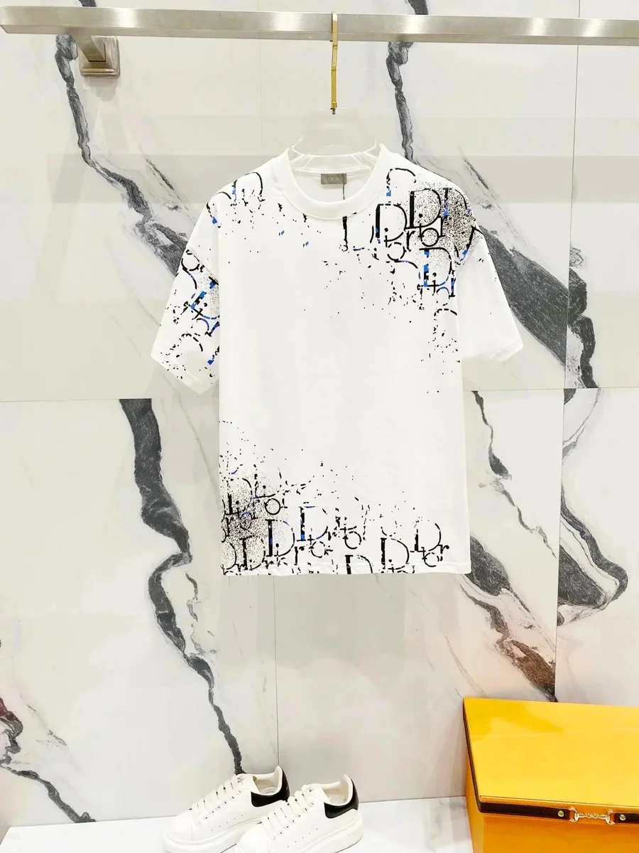 Dior Dior CDG Logo Print T-Shirt White White - 1