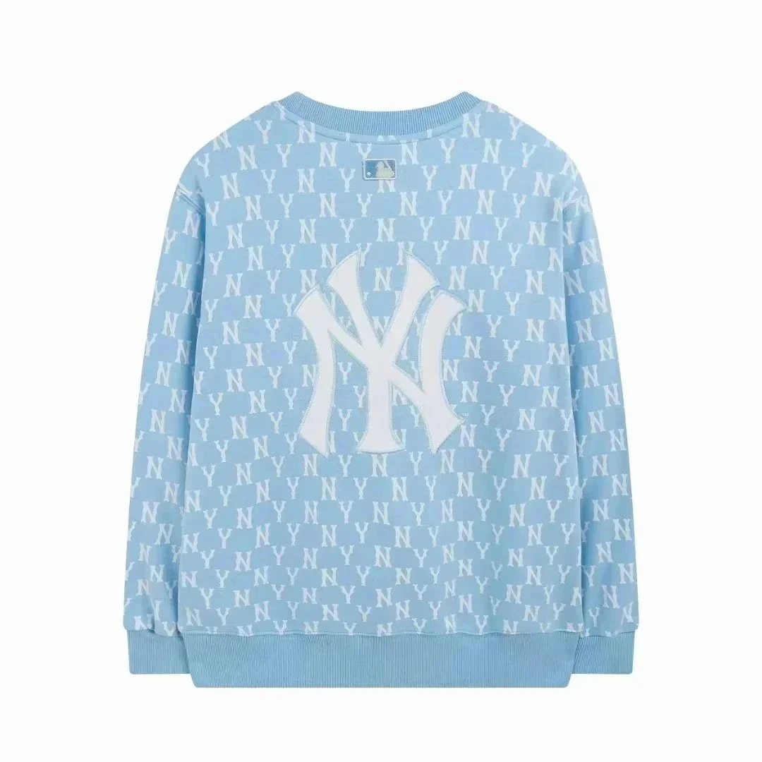 Other Light Blue NY Logo Crewneck Sweatshirt Blue - 1