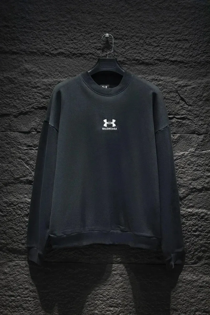 Balenciaga Balenciaga Under Armour Crewneck Sweatshirt Black Black - 1