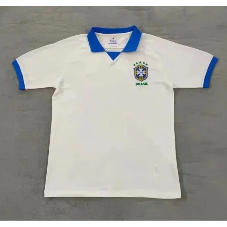 Other Brazil National Team Jersey 1920 Brazil White Soccer Top White - 1