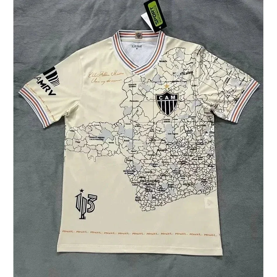 Other Club Athletico Mineiro 2122 Mineiro Memorial Jersey Cream - 1