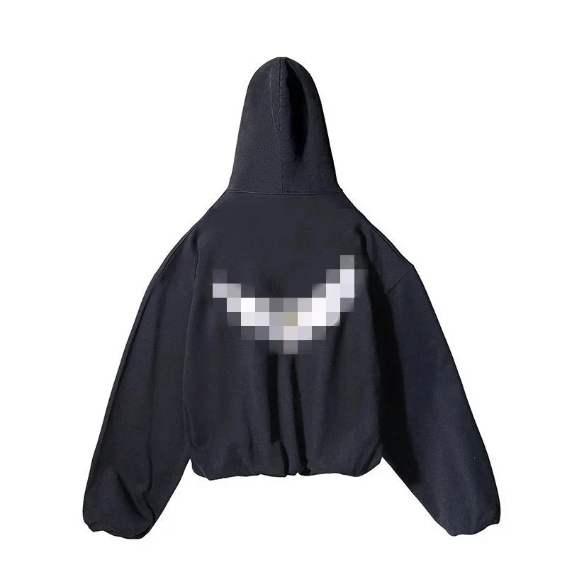 Other Black Hoodie with Graphic Print Black - 1