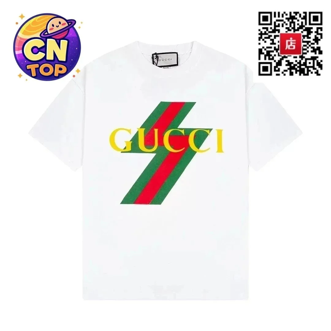 Gucci Gucci Lightning Bolt T-Shirt White Casual White - 1