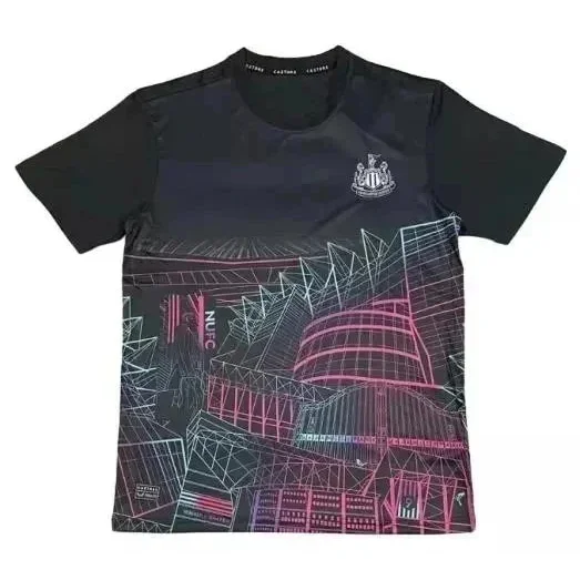Other Black Newcastle United Jersey T-Shirt Black - 1