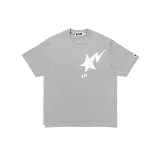 A Bathing Ape A Bathing Ape BAPE STA Grey Star T-Shirt Grey - 1