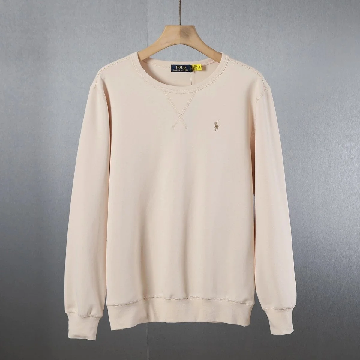 Polo Ralph Lauren Polo Ralph Lauren Classic Logo Beige Crewneck Sweatshirt Beige - 1