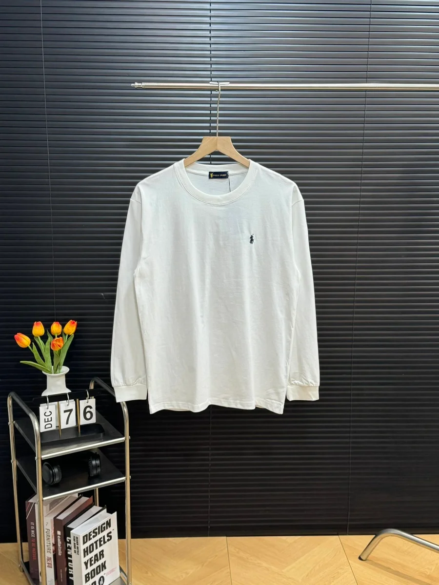 Polo Ralph Lauren Polo Ralph Lauren Classic Logo White Long Sleeve T-Shirt White - 1
