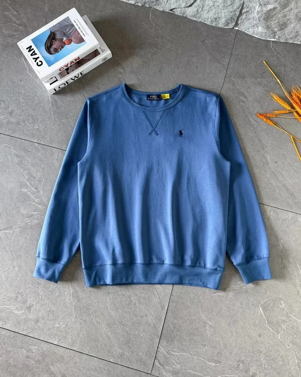 Polo Ralph Lauren Polo Ralph Lauren Classic Logo Blue Crewneck Sweatshirt Blue - 1