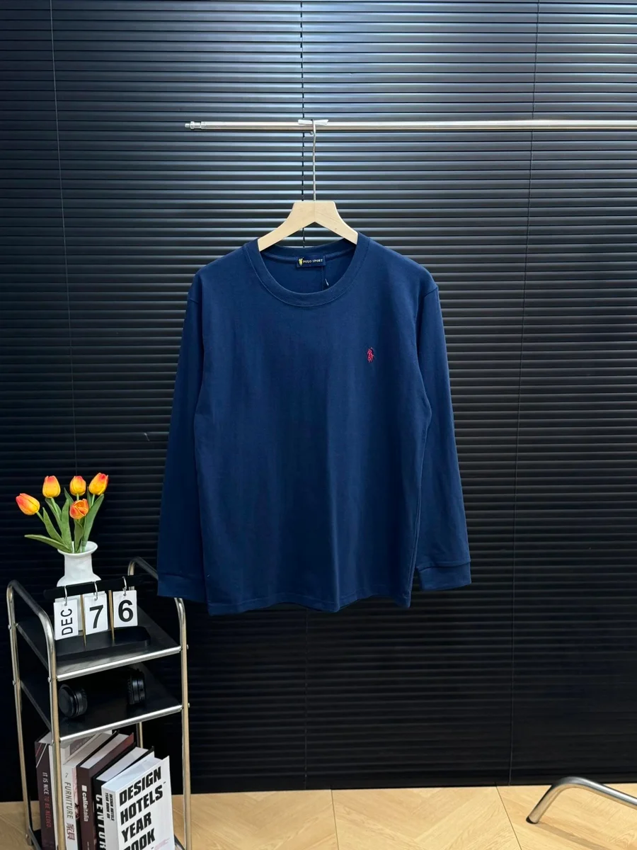 Polo Ralph Lauren Polo Ralph Lauren Classic Logo Navy Long Sleeve T-Shirt Navy - 1