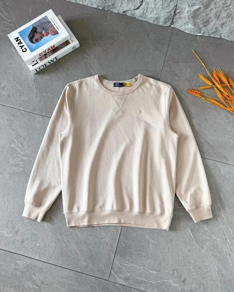 Polo Ralph Lauren Polo Ralph Lauren Classic Logo Beige Crewneck Sweatshirt Beige - 1