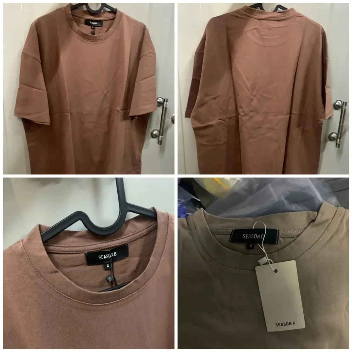 Other Season 6 Oversized T-Shirt Brown Brown - 1