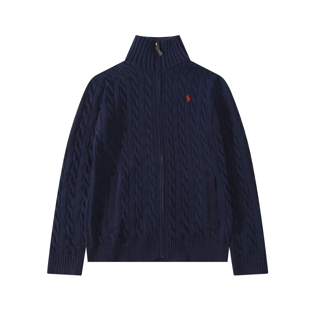 Polo Ralph Lauren Ralph Lauren Cable Knit Zip-Up Sweater Navy Navy - 1