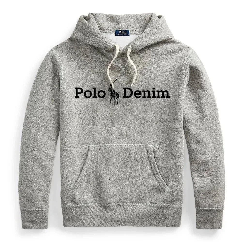 Polo Ralph Lauren Polo Ralph Lauren Polo Denim Grey Hoodie Grey - 1