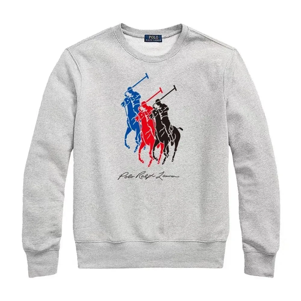 Polo Ralph Lauren Polo Ralph Lauren Big Pony Grey Graphic Sweatshirt Grey - 1