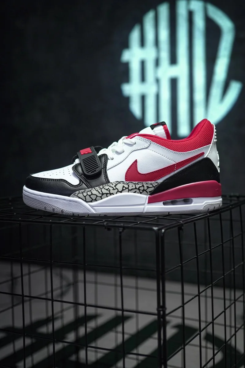 Jordan Nike Air Jordan Legacy 310 White/Black/Red Sneakers White - 1