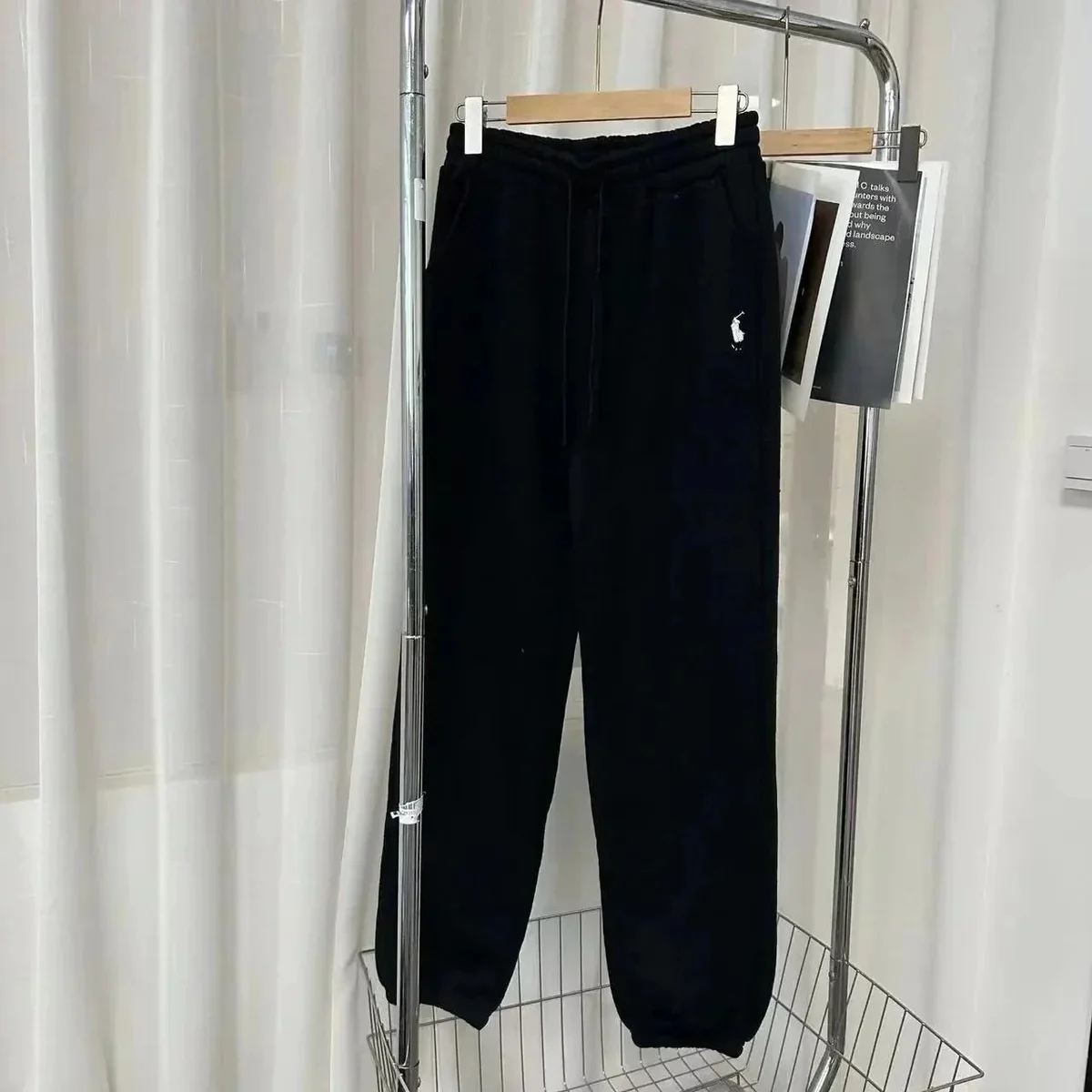 Polo Ralph Lauren Polo Ralph Lauren Big Pony Black Sweatpants Black - 1