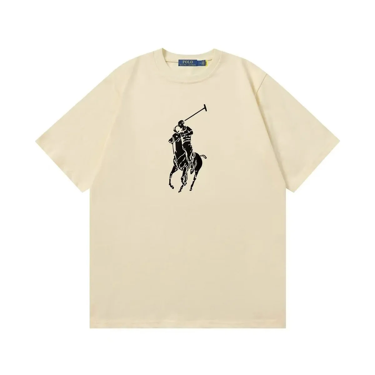 Polo Ralph Lauren Polo Ralph Lauren Classic Logo Polo Pony T-Shirt Cream Cream - 1