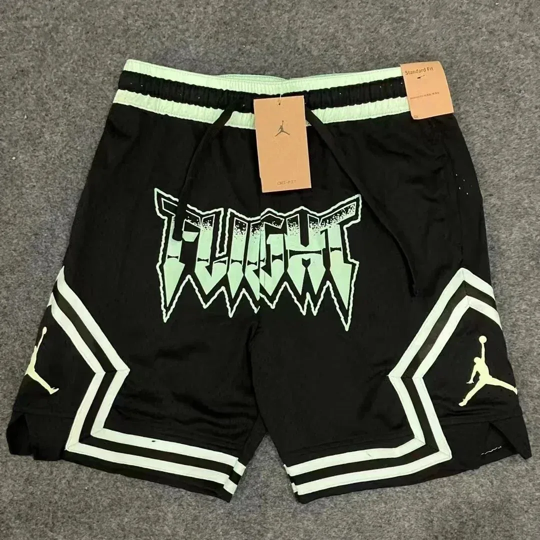Jordan Nike Air Jordan Flight Black/Ghost Green Shorts Black - 1