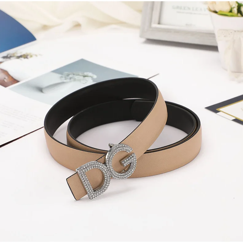 Dolce & Gabbana Dolce & Gabbana DG Logo Belt Beige Beige - 1